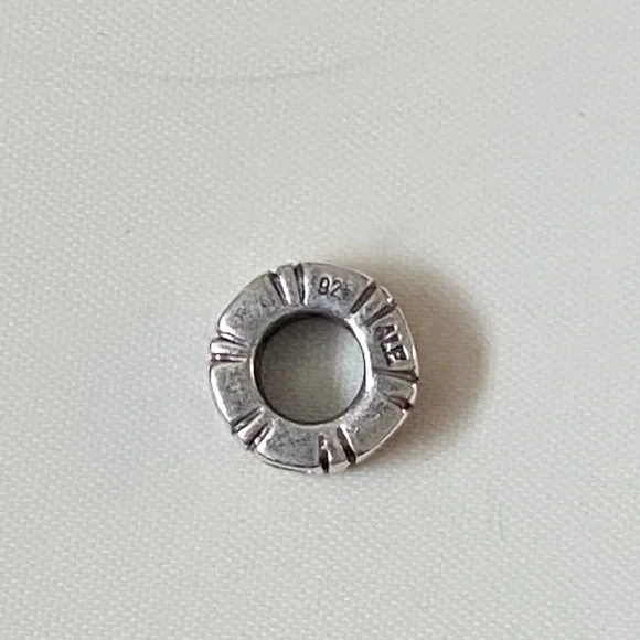 PINK TRINITY SPACER Authentic Pandora Sterling Silver With CZ Charm 925 ALE - Picture 7 of 7